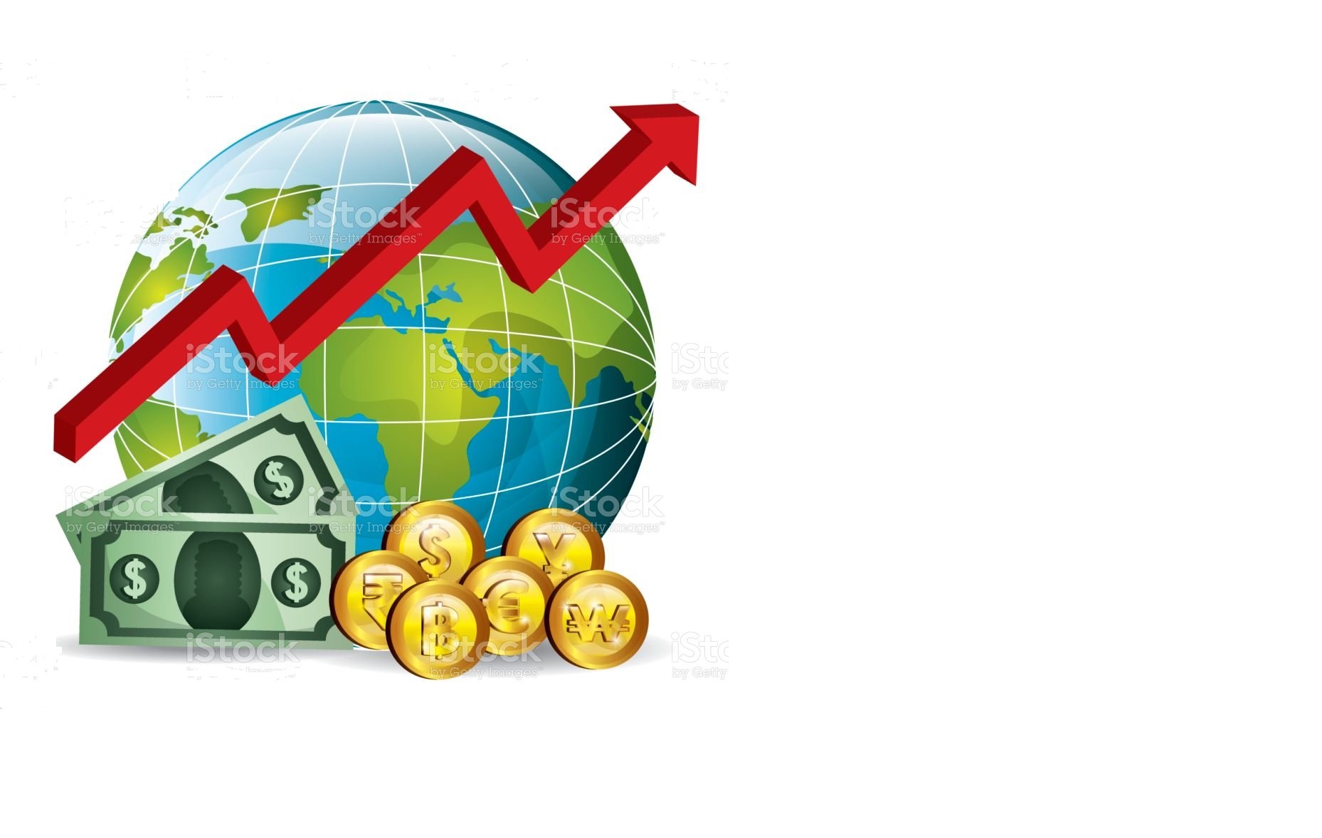 Global economy money design, vector illustration eps 10.